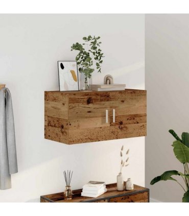 vidaXL Wall Cabinet Old Wood 80x39x40 cm Engineered Wood