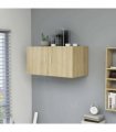 vidaXL Wall Mounted Cabinet Sonoma Oak 80x39x40 cm Engineered Wood