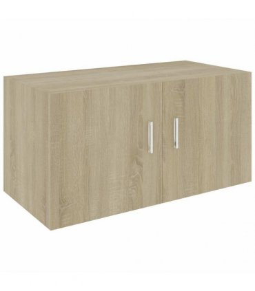 vidaXL Wall Mounted Cabinet Sonoma Oak 80x39x40 cm Engineered Wood