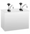 vidaXL Sauce Dispenser Stainless Steel 2 x 3.5 L