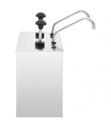 vidaXL Sauce Dispenser Stainless Steel 2 x 3.5 L