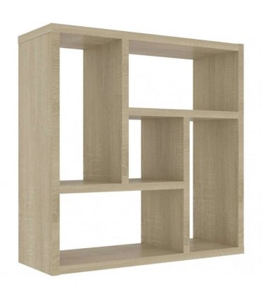 vidaXL Wall Shelf Sonoma Oak 45.1x16x45.1 cm Engineered Wood