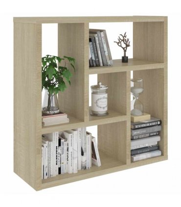 vidaXL Wall Shelf Sonoma Oak 45.1x16x45.1 cm Engineered Wood