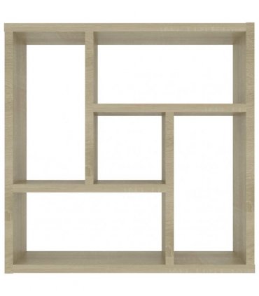 vidaXL Wall Shelf Sonoma Oak 45.1x16x45.1 cm Engineered Wood