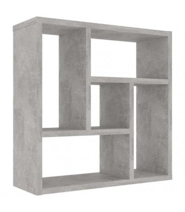 vidaXL Wall Shelf Concrete Grey 45.1x16x45.1 cm Engineered Wood