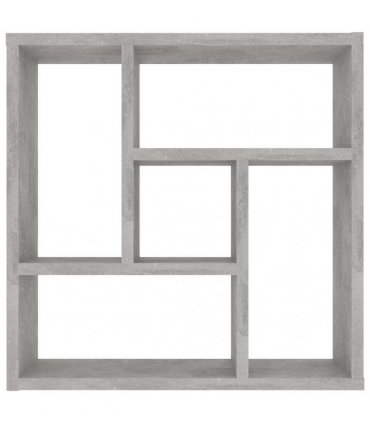 vidaXL Wall Shelf Concrete Grey 45.1x16x45.1 cm Engineered Wood