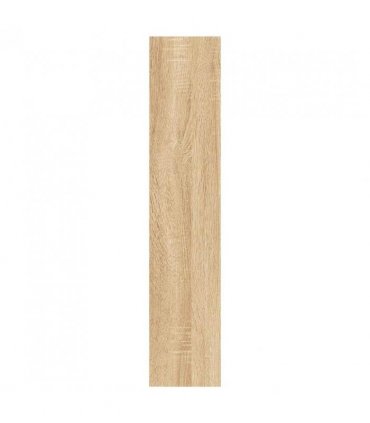 vidaXL Wall Shelf Sonoma Oak 90x16x78 cm Engineered Wood