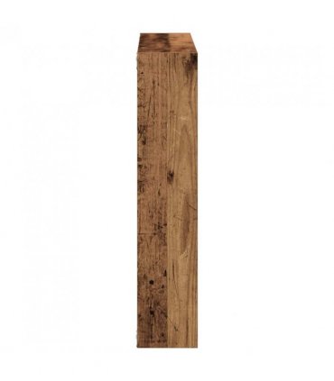 vidaXL Wall Shelf Old Wood 90x16x78 cm Engineered Wood