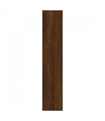 vidaXL Wall Shelf Brown Oak 90x16x78 cm Engineered Wood