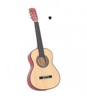 vidaXL Classical Guitar for Beginner and Kid 1/2 34 Basswood — Colour: light brown, Size: 1/2 34"
