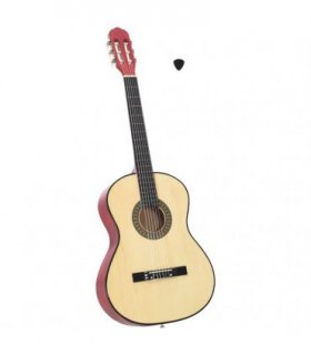 vidaXL Classical Guitar for Beginner 4/4 39 Basswood — Colour: light brown, Size: 4/4 39"
