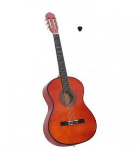 vidaXL Classical Guitar for Beginner 4/4 39" Basswood — Colour: dark brown
