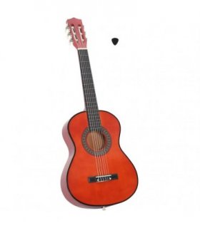 vidaXL Classical Guitar for Beginner and Kid 1/2 34" Basswood — Colour: dark brown