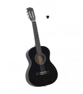 vidaXL Classical Guitar for Beginner and Kids Black 3/4 36"