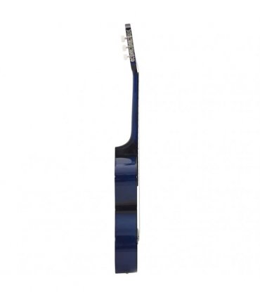 vidaXL Western Classical Cutaway Guitar with 6 Strings Blue Shaded 38