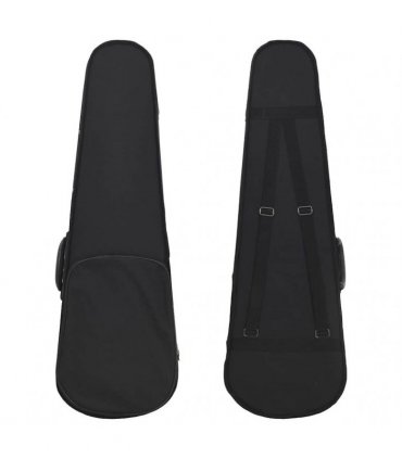 vidaXL Violin Full Set with Bow and Chin Rest Black 4/4