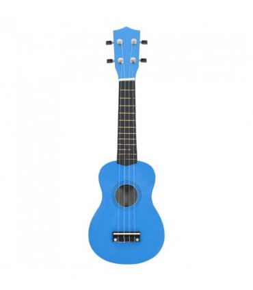 vidaXL Soprano Ukulele Set with Bag for Kids Baby Blue 21"