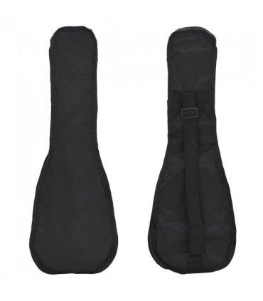 vidaXL Soprano Ukulele Set with Bag for Kids Black 21"