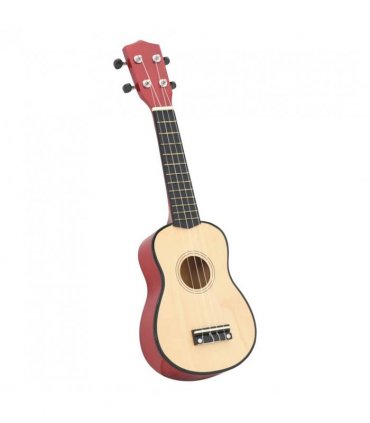 vidaXL Soprano Ukulele Set with Bag for Kids Light Wood 23" — Colour: light brown