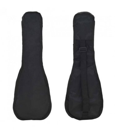vidaXL Soprano Ukulele Set with Bag for Kids Dark Wood 21" — Colour: dark brown