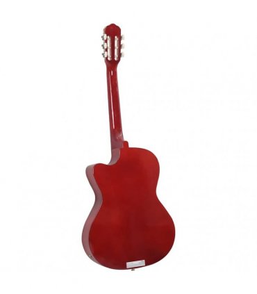 vidaXL Western Classical Cutaway Guitar with Equalizer and 6 Strings — Colour: light brown