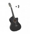 vidaXL Western Classical Cutaway Guitar with Equalizer 6 Strings Black