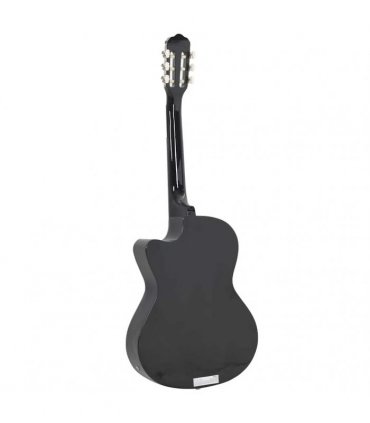 vidaXL Western Classical Cutaway Guitar with Equalizer 6 Strings Black