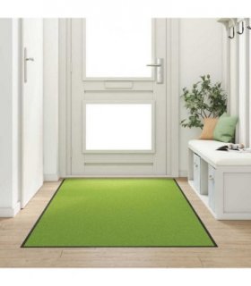 vidaXL Doormat Other Green and Black 120 x 250 cm Polyamide and PVC