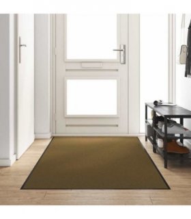 vidaXL Doormat Brown and Black 120 x 250 cm 100% Polyamide