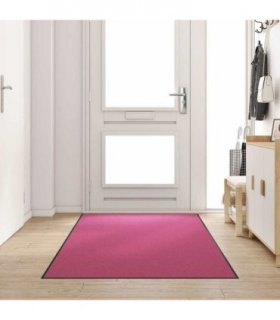 vidaXL Doormat Pink and Black 120 x 250 cm 100% Polyamide