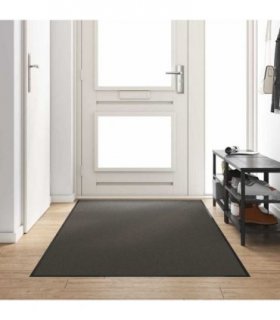 vidaXL Doormat Anthracite and Black 120 x 250 cm Polyamide and PVC