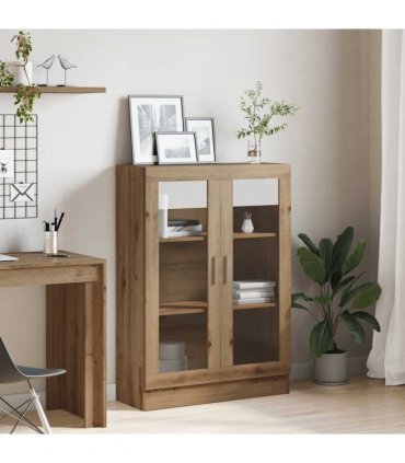 vidaXL Book Cabinet Artisan Oak 82.5x30.5x115 cm Engineered Wood