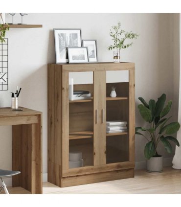 vidaXL Book Cabinet Artisan Oak 82.5x30.5x115 cm Engineered Wood