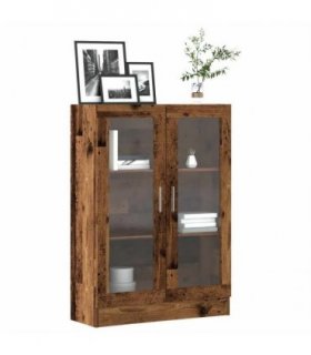 vidaXL Book Cabinet Old Wood 82.5x30.5x115 cm Engineered Wood