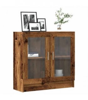 vidaXL Book Cabinet Old Wood 82.5x30.5x80 cm Engineered Wood