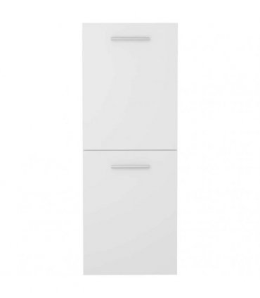 vidaXL Bathroom Cabinet White 30x30x80 cm Engineered Wood
