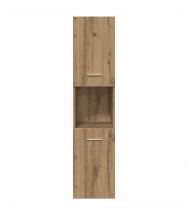 vidaXL Bathroom Hanging Cabinet Artisian Oak 30x30x130 cm Engineered Wood