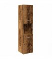vidaXL Bathroom Hanging Cabinet Old Wood 30x30x130 cm Engineered Wood