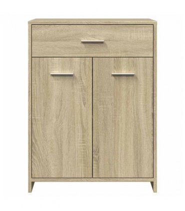 vidaXL Bathroom Cabinet Sonoma Oak 60x33x80 cm Engineered Wood