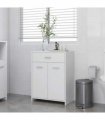 vidaXL Bathroom Cabinet White 60x33x80 cm Engineered Wood