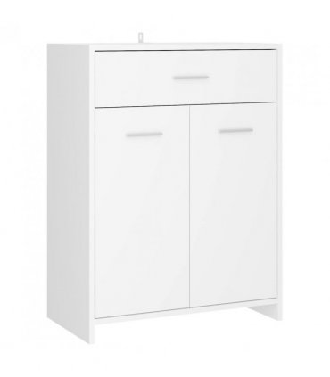 vidaXL Bathroom Cabinet White 60x33x80 cm Engineered Wood