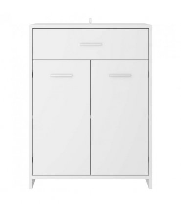 vidaXL Bathroom Cabinet White 60x33x80 cm Engineered Wood
