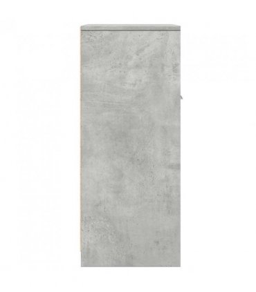 vidaXL Bathroom Cabinet Concrete Grey 60x33x80 cm Engineered Wood