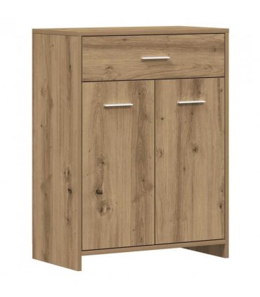 vidaXL Bathroom Cabinet Artisan Oak 60x33x80 cm Engineered Wood