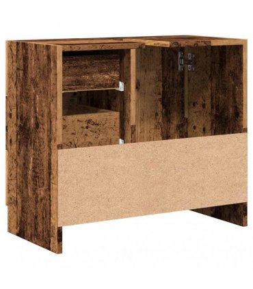 vidaXL Sink Cabinet Old Wood 63x30x54 cm Engineered Wood