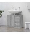 vidaXL Sink Cabinet Grey Sonoma 63x30x54 cm Engineered Wood