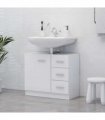 vidaXL Sink Cabinet White 63x30x54 cm Engineered Wood