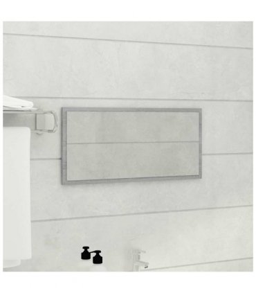 vidaXL 2 Piece Bathroom Furniture Set Grey Sonoma Engineered Wood — V0672024723