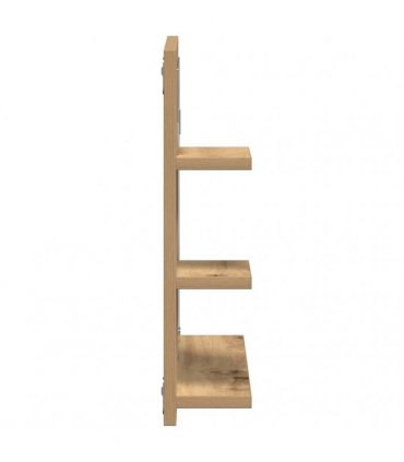 vidaXL Bathroom Mirror Cabinet Artisan Oak 60x10.5x45 cm