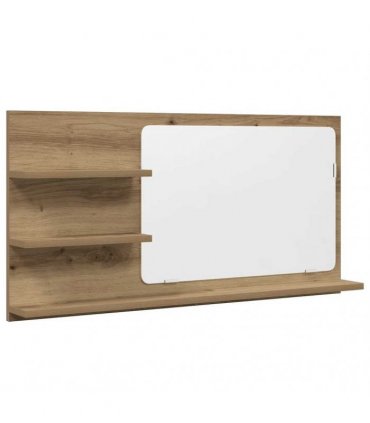 vidaXL Bathroom Mirror Cabinet Artisan Oak 90x11x45 cm Engineered Wood